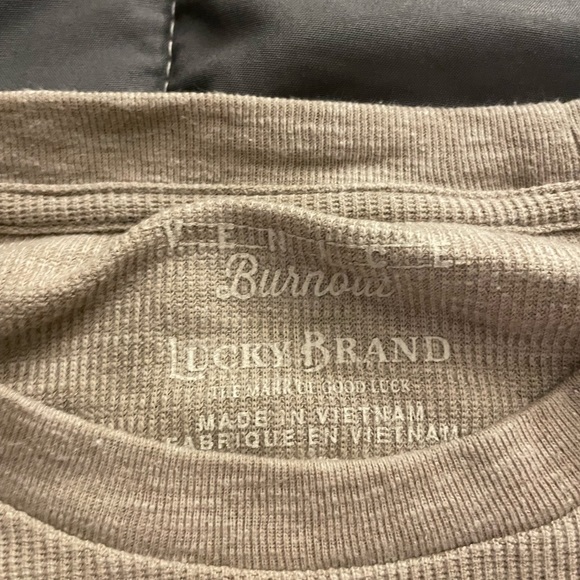 Lucky Brand Long Sleeve Cream Shirt - Picture 2 of 2